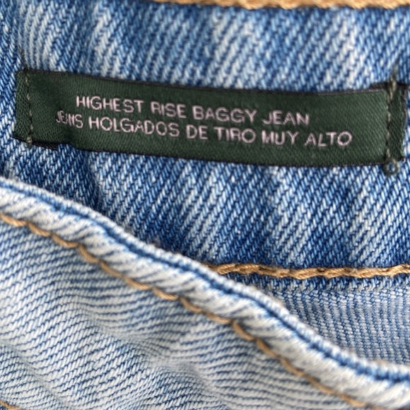 Wild fable super high rise baggy jeans distressed new - Picture 7 of 7